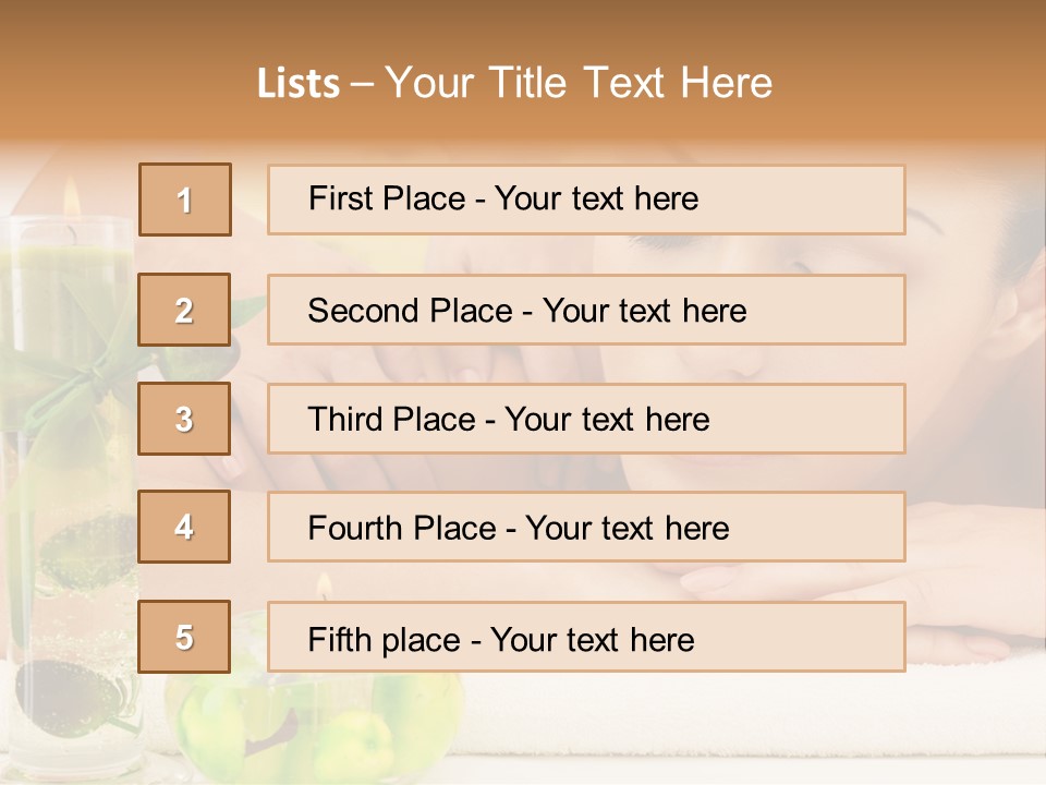 Masseur Health Pamper PowerPoint Template