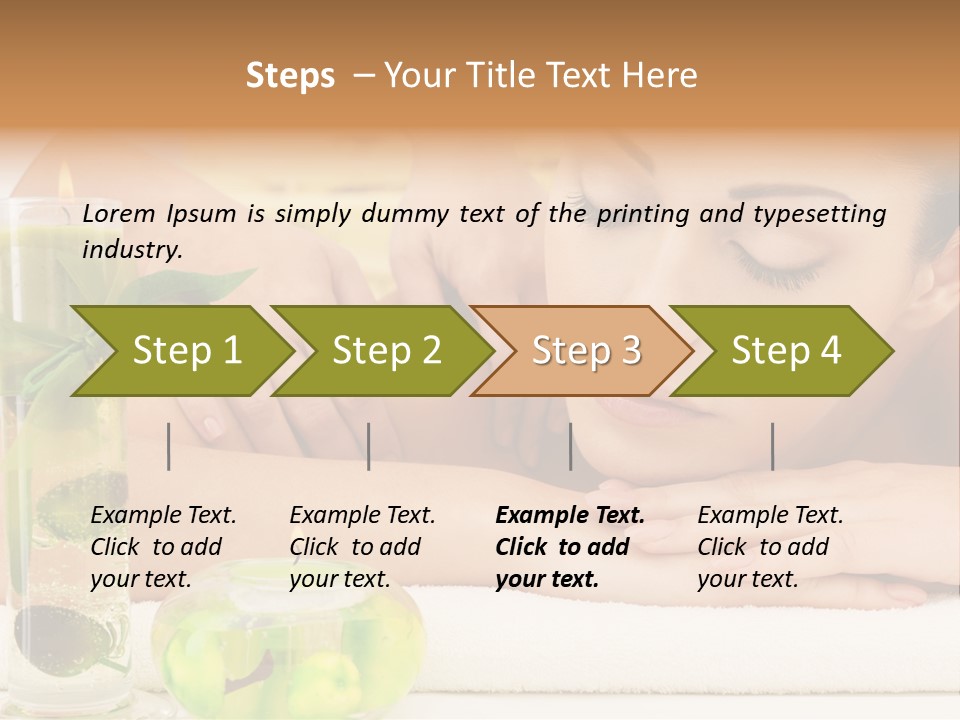 Masseur Health Pamper PowerPoint Template