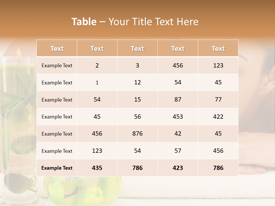 Masseur Health Pamper PowerPoint Template