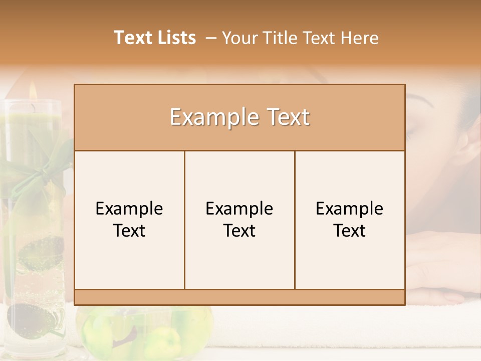 Masseur Health Pamper PowerPoint Template