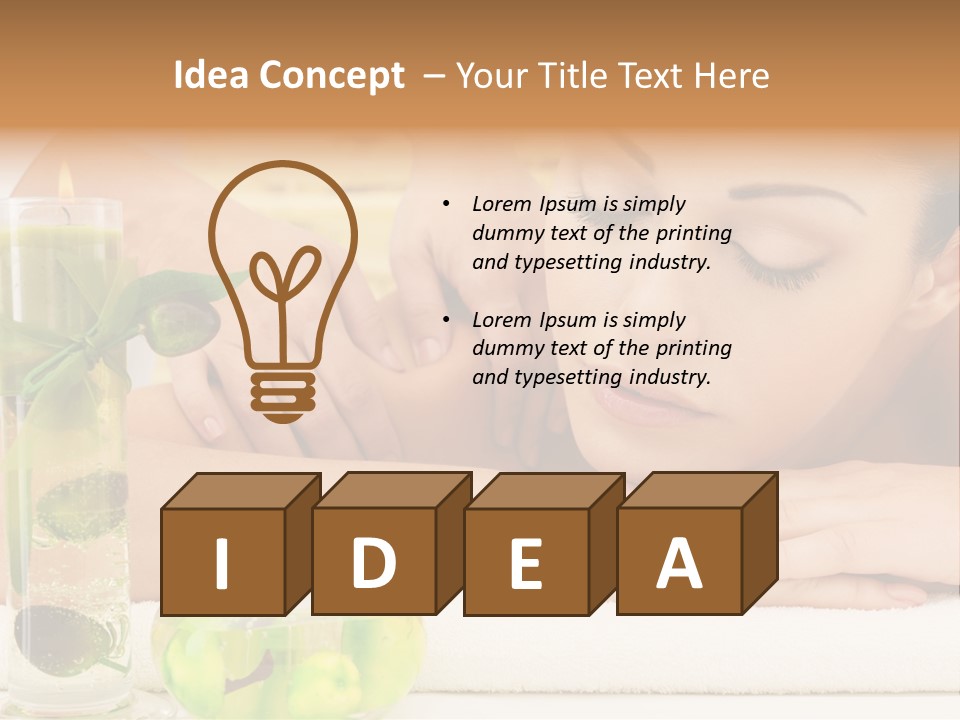 Masseur Health Pamper PowerPoint Template