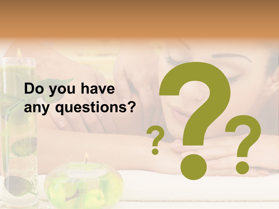 Masseur Health Pamper PowerPoint Template