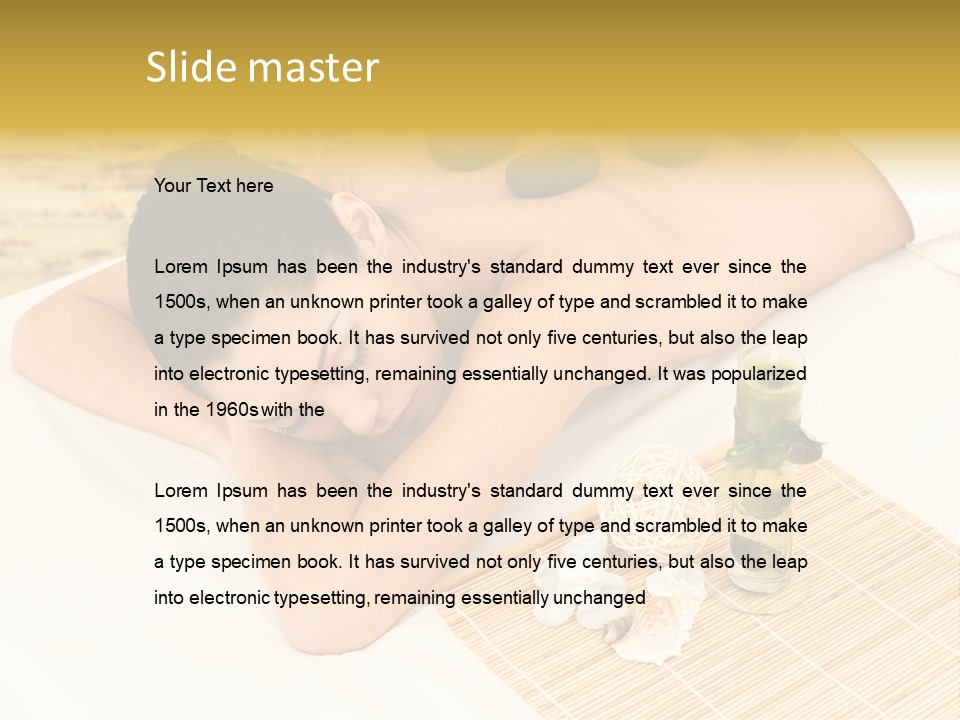 Healthy Lifestyle Health Serenity PowerPoint Template