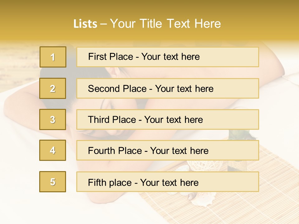 Healthy Lifestyle Health Serenity PowerPoint Template
