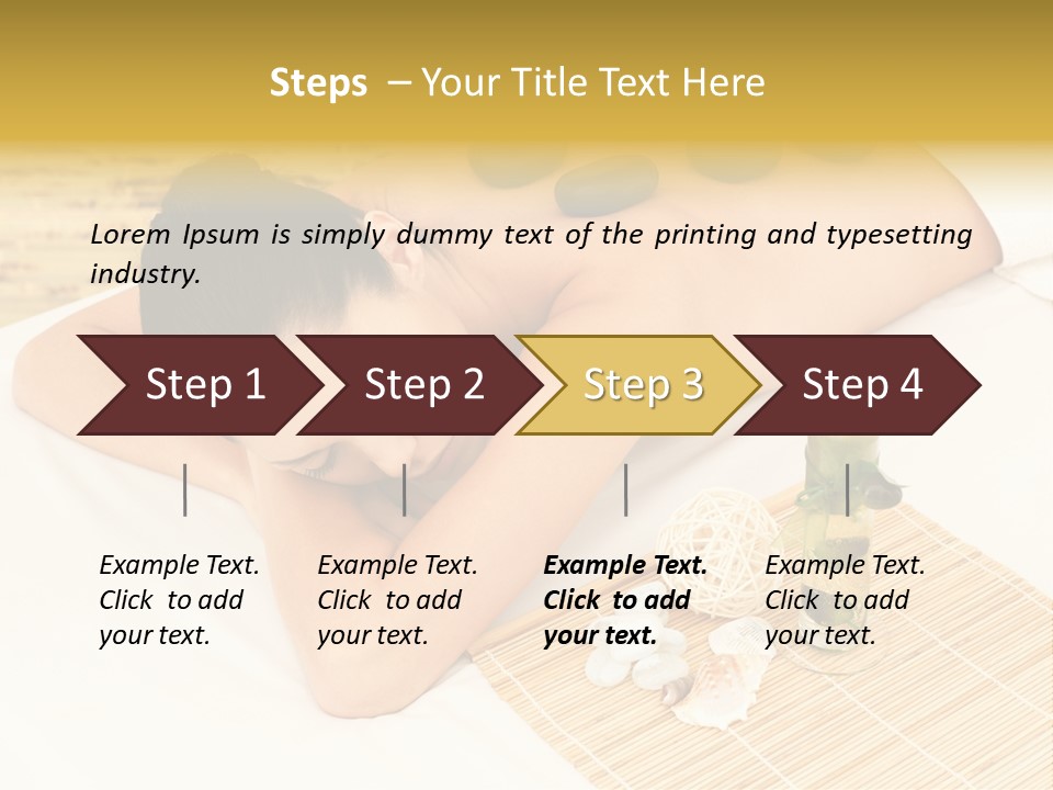 Healthy Lifestyle Health Serenity PowerPoint Template