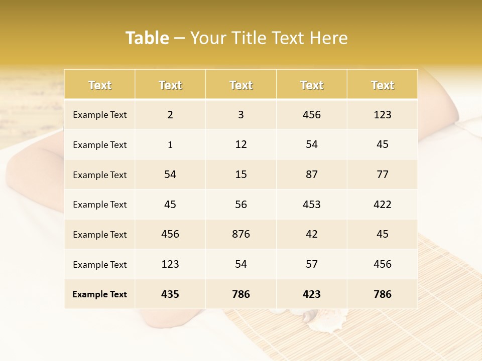 Healthy Lifestyle Health Serenity PowerPoint Template