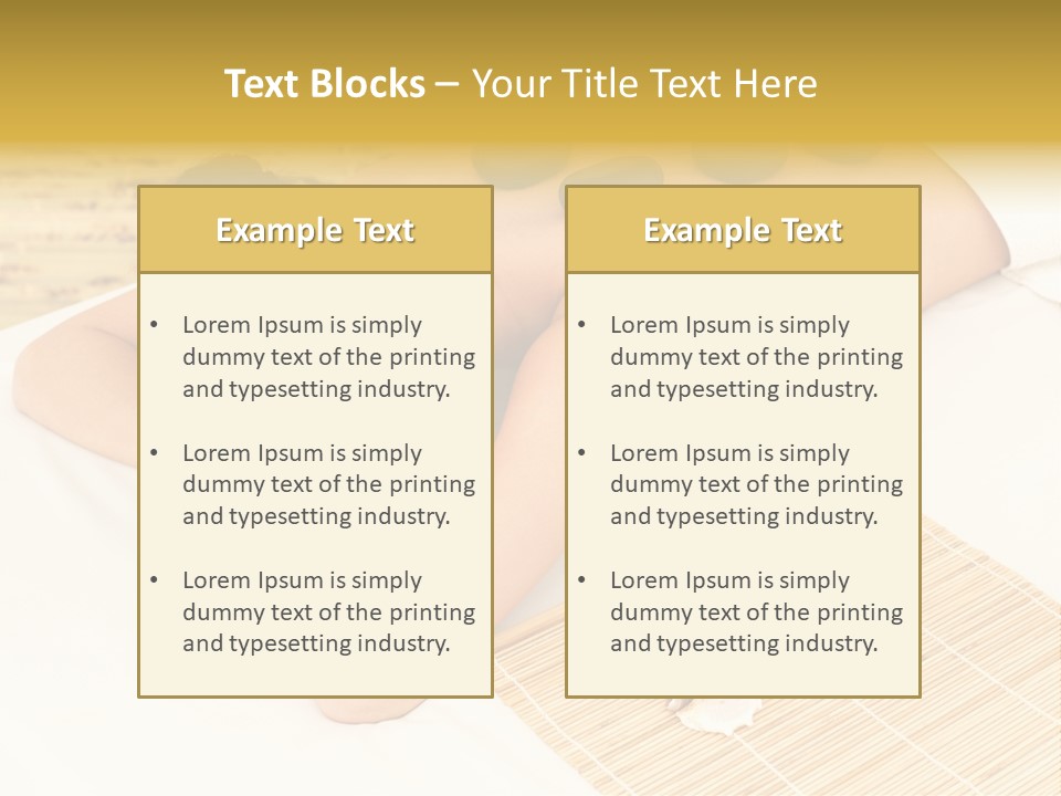 Healthy Lifestyle Health Serenity PowerPoint Template
