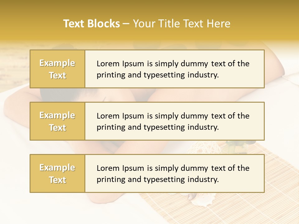 Healthy Lifestyle Health Serenity PowerPoint Template