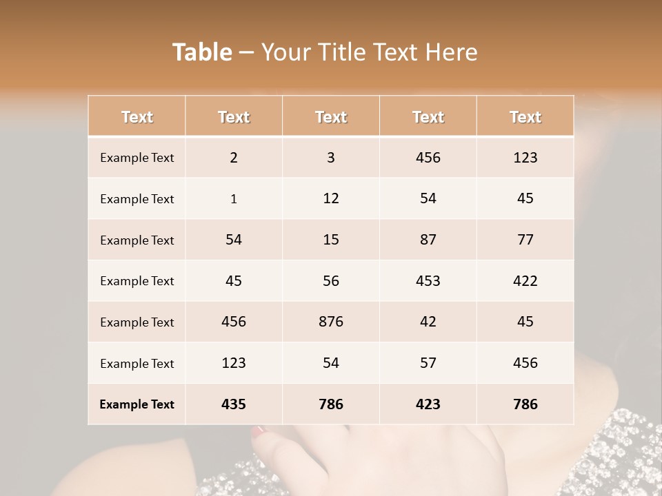 Eyelashes Girl Contrast PowerPoint Template