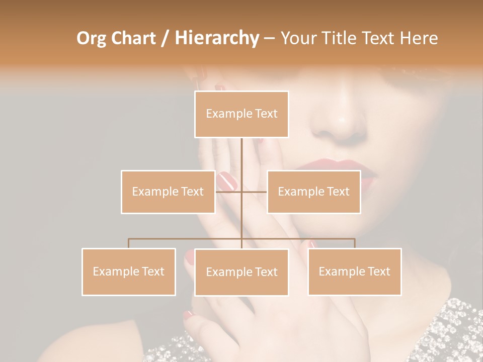 Eyelashes Girl Contrast PowerPoint Template