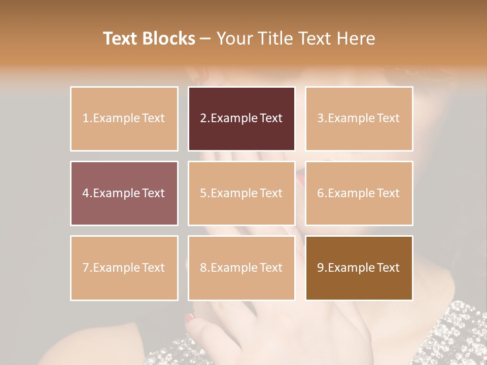 Eyelashes Girl Contrast PowerPoint Template