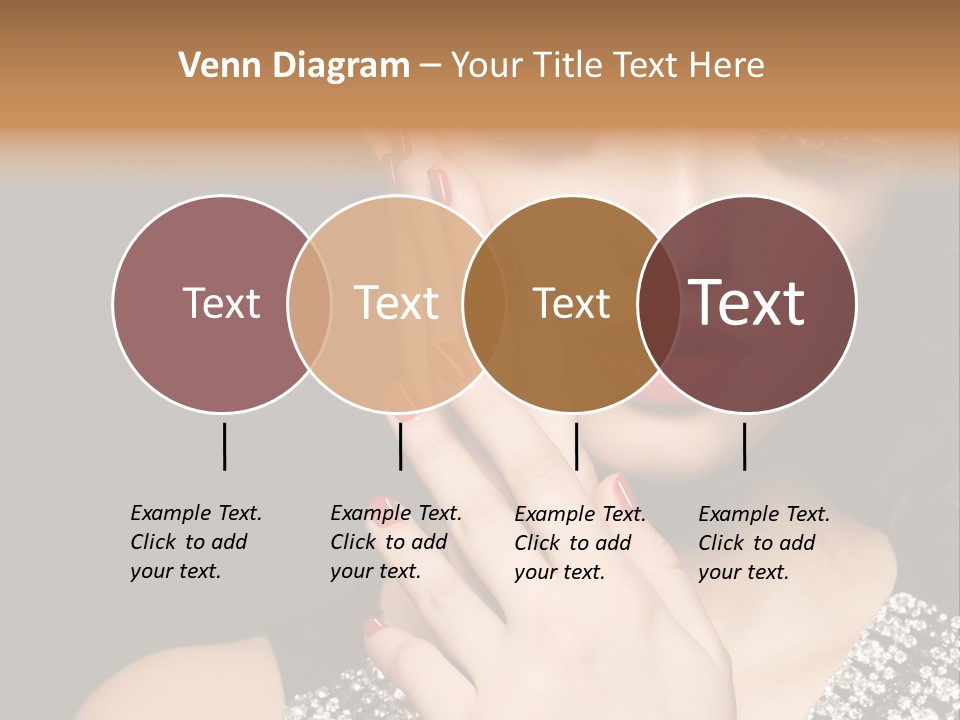 Eyelashes Girl Contrast PowerPoint Template