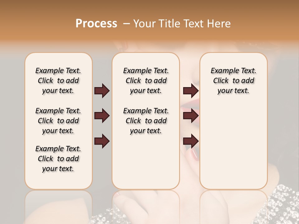 Eyelashes Girl Contrast PowerPoint Template