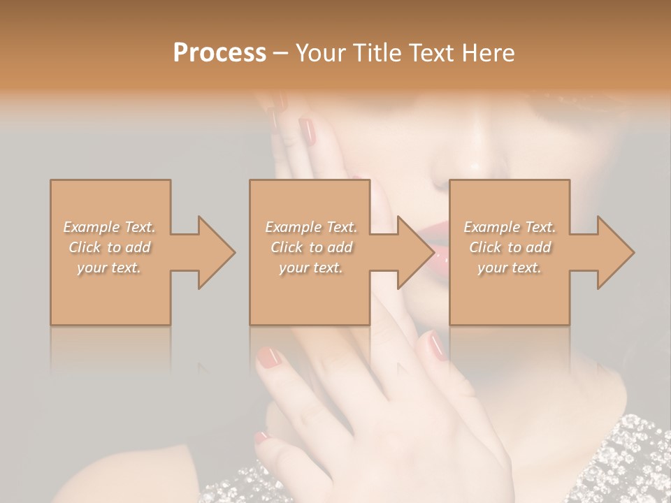 Eyelashes Girl Contrast PowerPoint Template