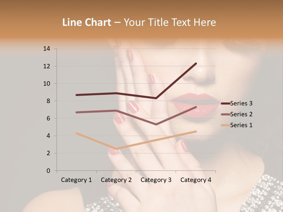 Eyelashes Girl Contrast PowerPoint Template