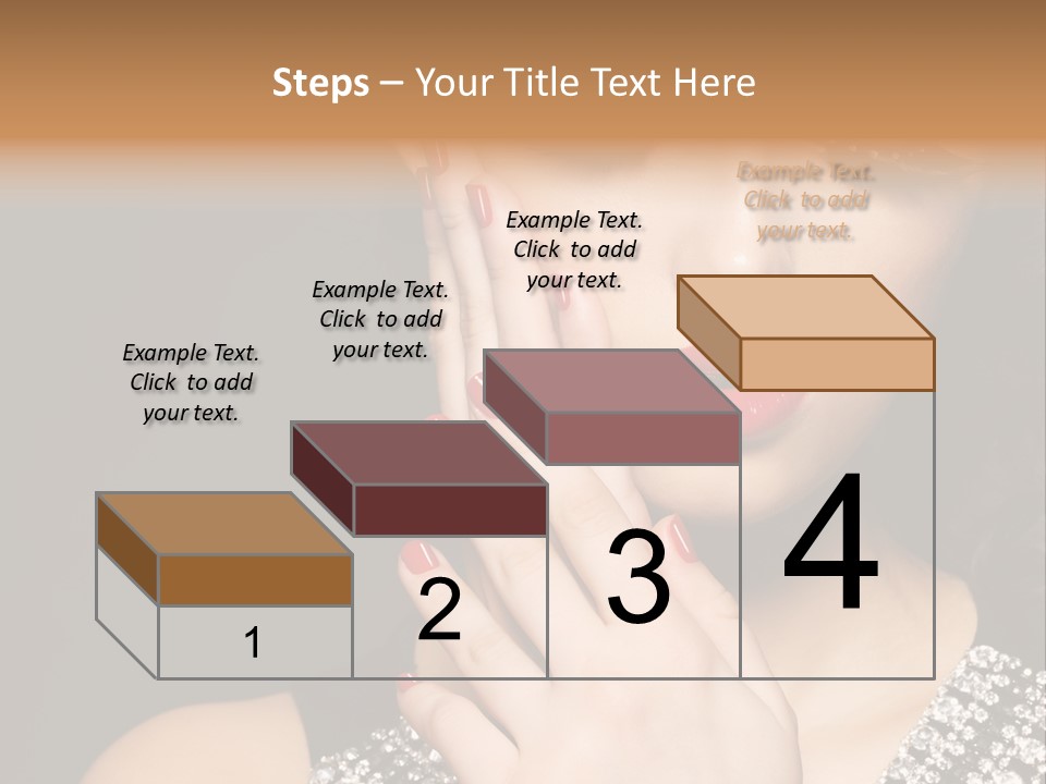 Eyelashes Girl Contrast PowerPoint Template