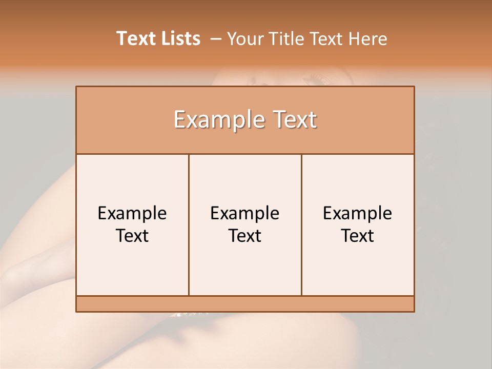 Red Nails Bright Portrait PowerPoint Template