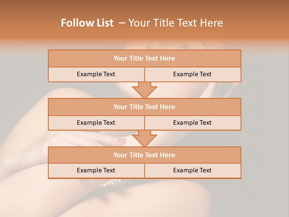 Red Nails Bright Portrait PowerPoint Template