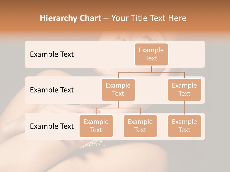 Red Nails Bright Portrait PowerPoint Template