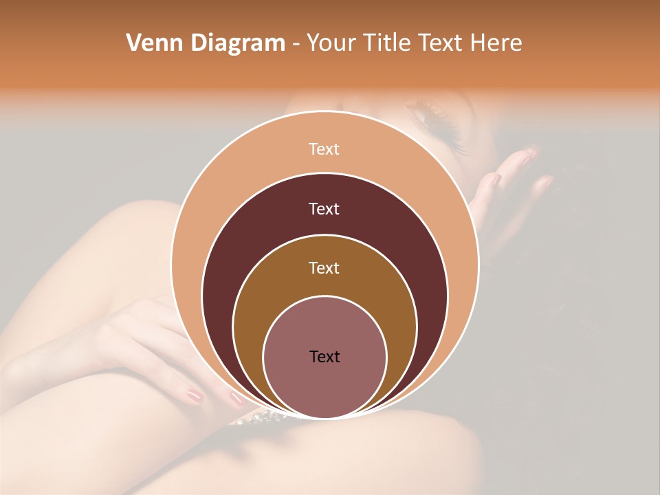 Red Nails Bright Portrait PowerPoint Template