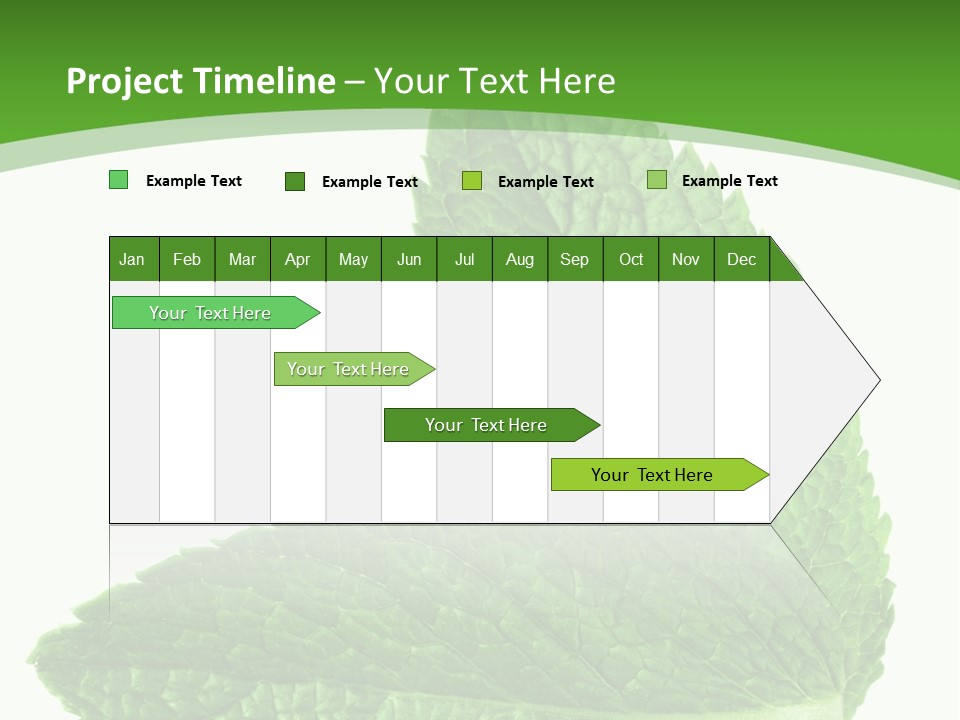 Green Mentha Food PowerPoint Template