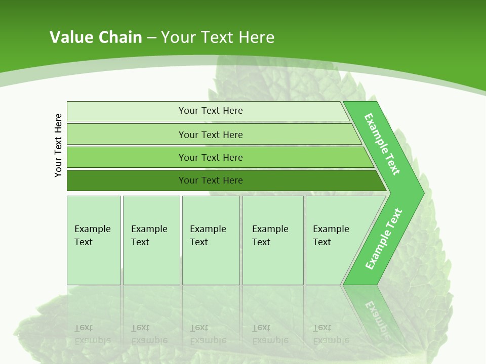Green Mentha Food PowerPoint Template