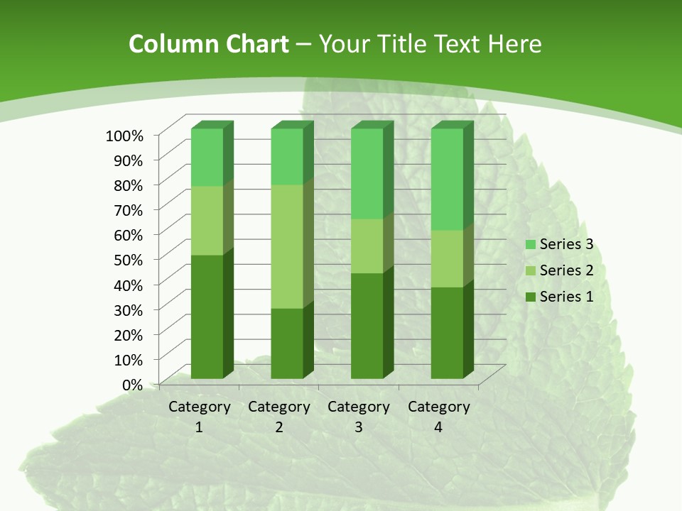 Green Mentha Food PowerPoint Template
