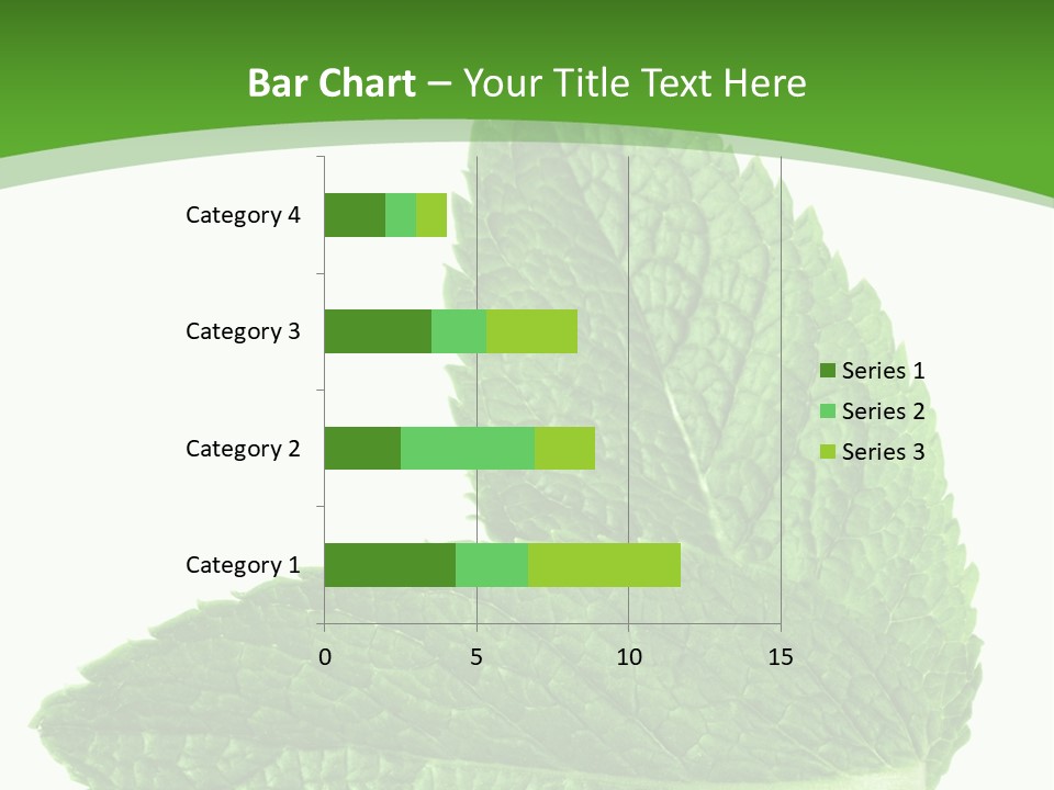 Green Mentha Food PowerPoint Template