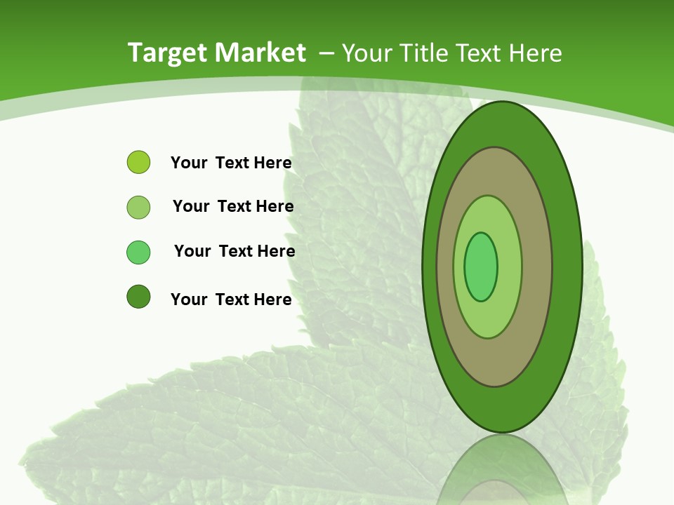 Green Mentha Food PowerPoint Template