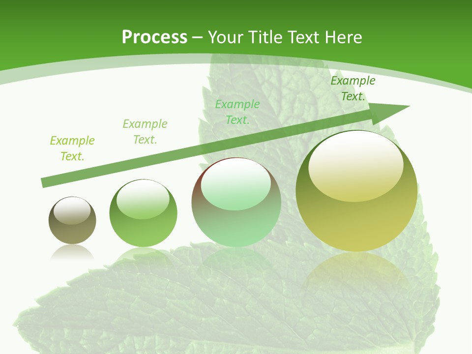Green Mentha Food PowerPoint Template