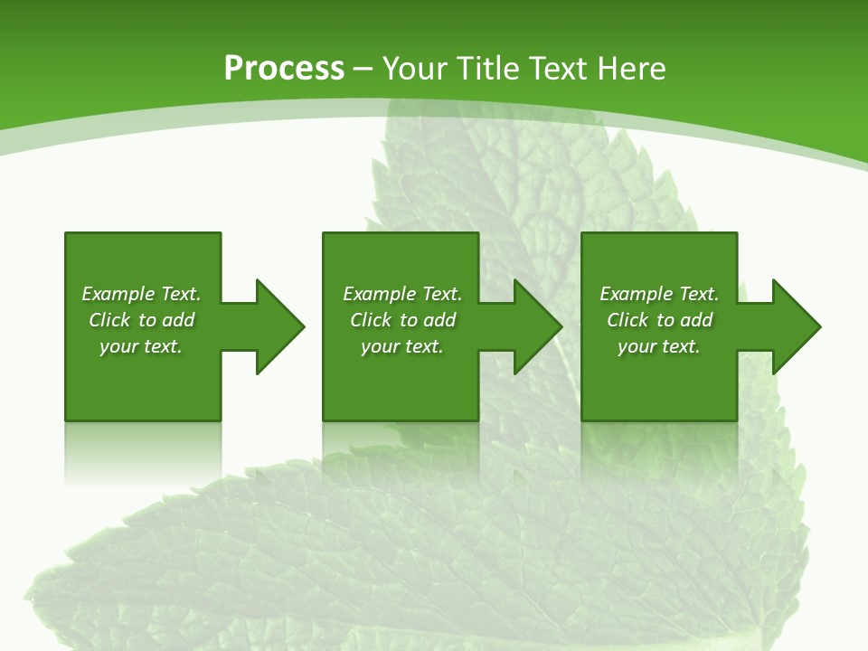 Green Mentha Food PowerPoint Template