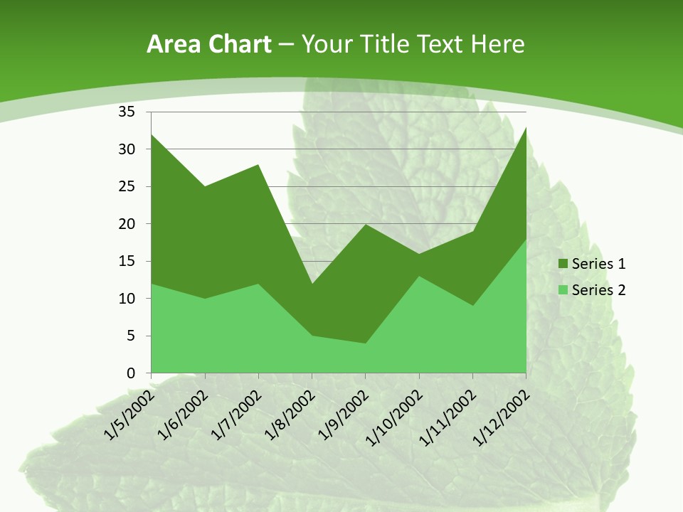 Green Mentha Food PowerPoint Template