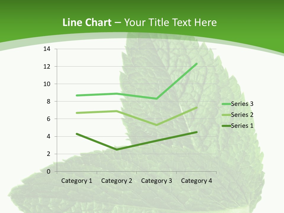 Green Mentha Food PowerPoint Template