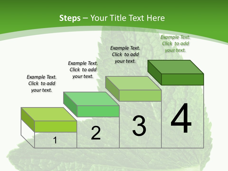 Green Mentha Food PowerPoint Template