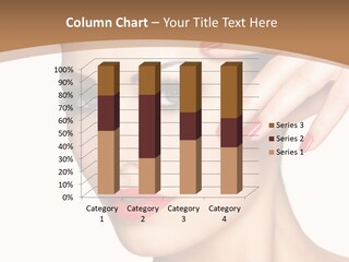 Face Model Eye Makeup PowerPoint Template