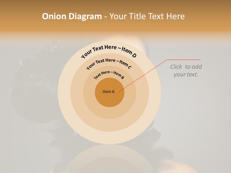 Hair Style Hairstyle Woman Plume PowerPoint Template