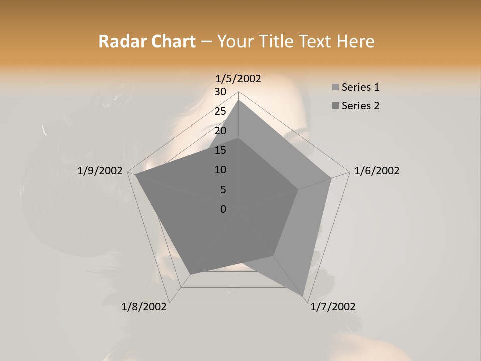 Hair Style Hairstyle Woman Plume PowerPoint Template