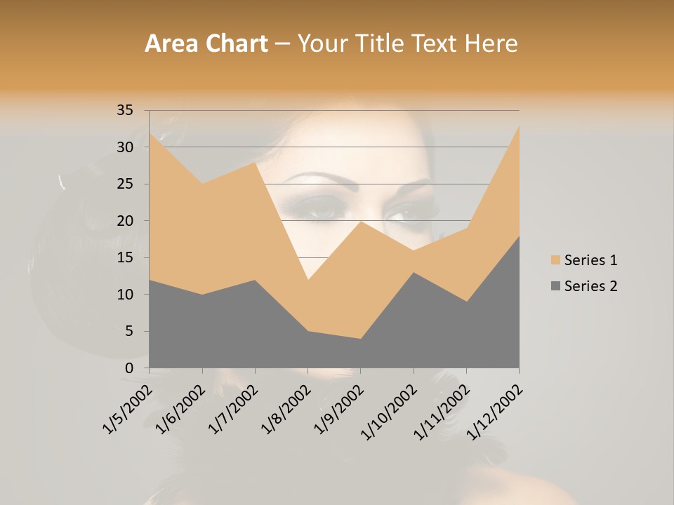 Hair Style Hairstyle Woman Plume PowerPoint Template