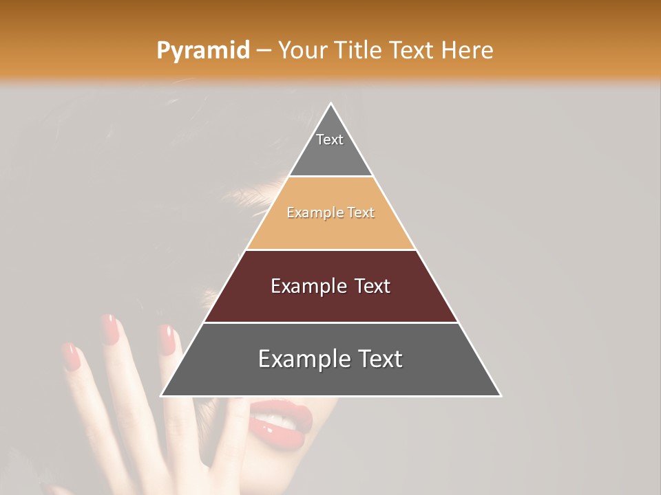 Brunette Black Hairs Plume PowerPoint Template