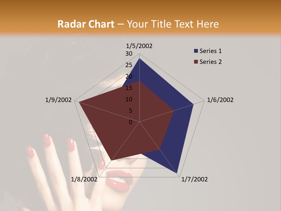 Brunette Black Hairs Plume PowerPoint Template