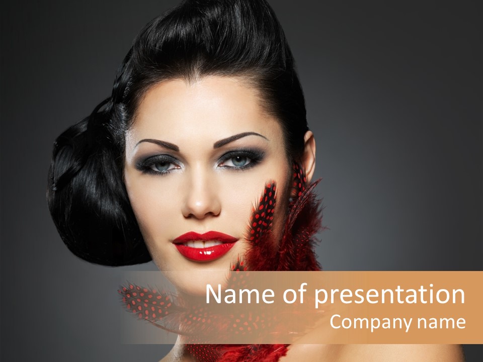 Red Contrast Creative PowerPoint Template