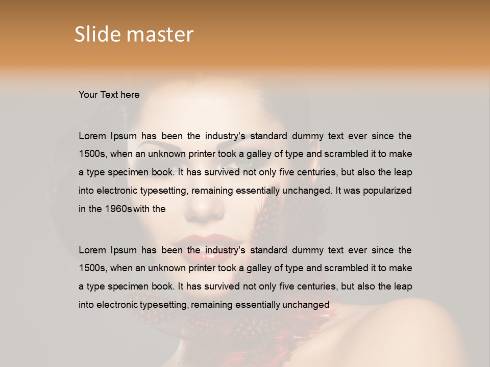 Red Contrast Creative PowerPoint Template