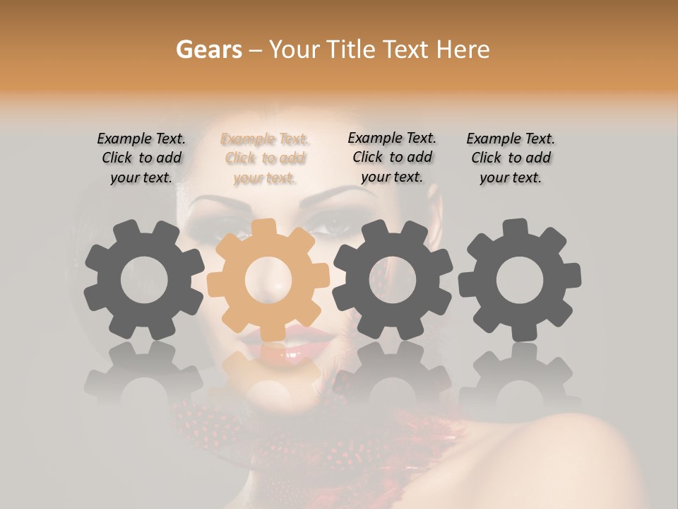 Red Contrast Creative PowerPoint Template