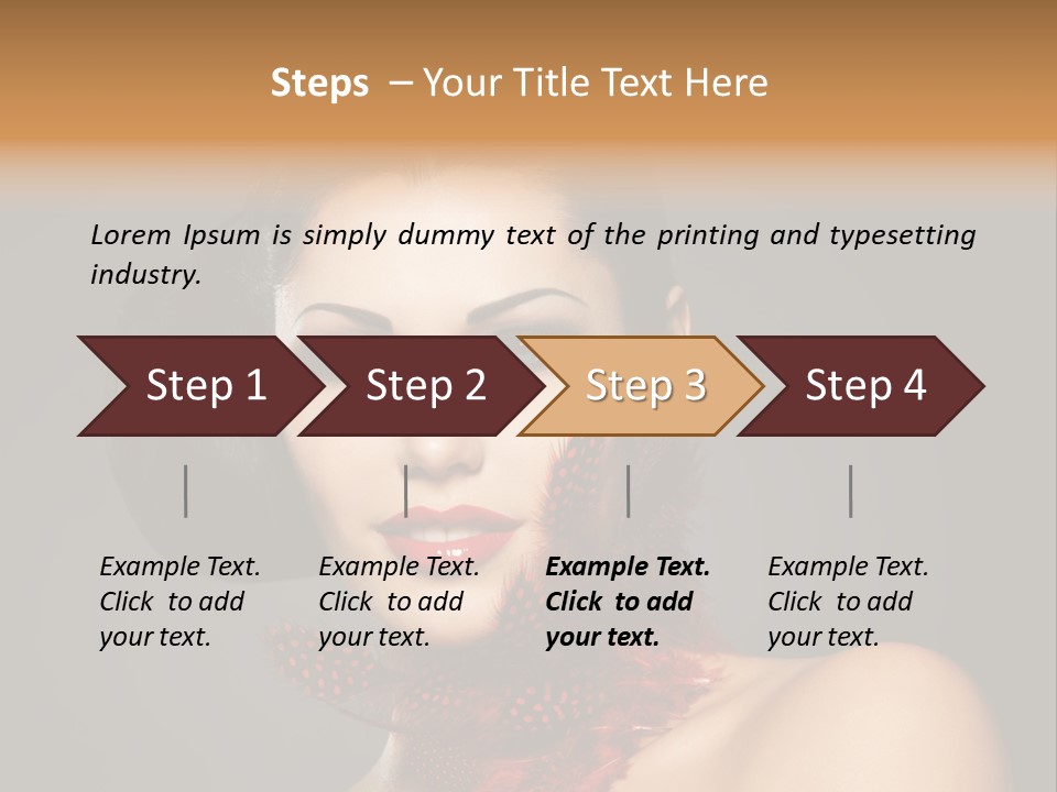 Red Contrast Creative PowerPoint Template