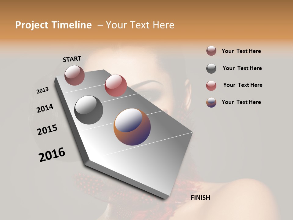 Red Contrast Creative PowerPoint Template