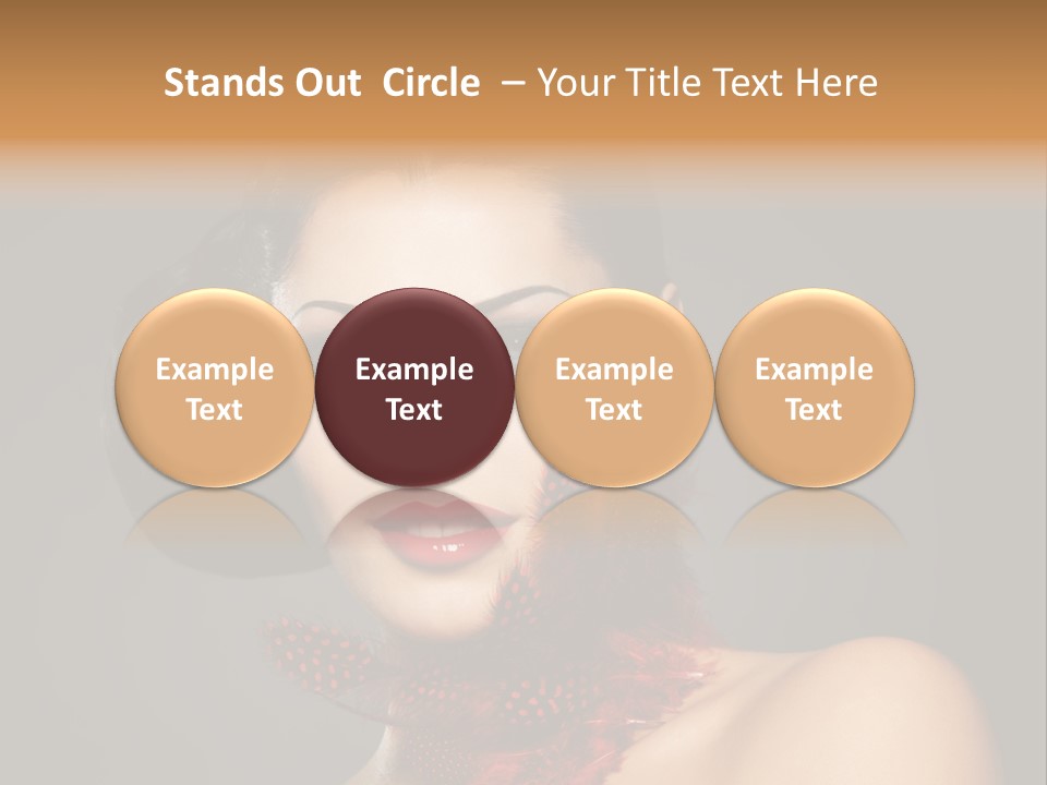 Red Contrast Creative PowerPoint Template