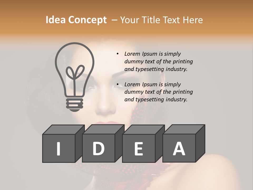 Red Contrast Creative PowerPoint Template