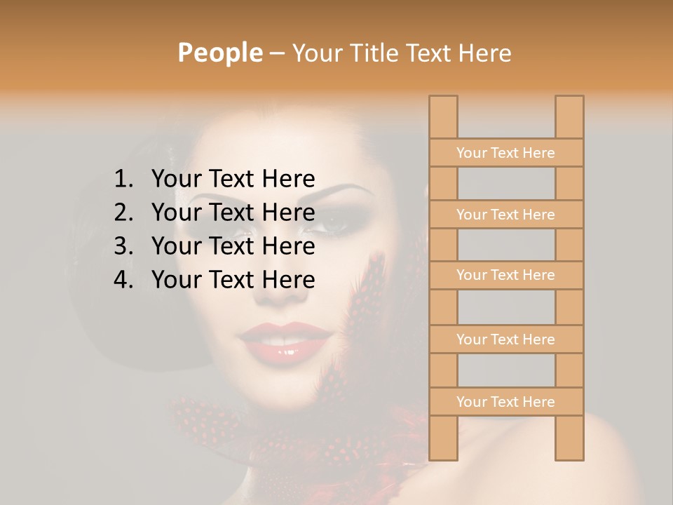 Red Contrast Creative PowerPoint Template