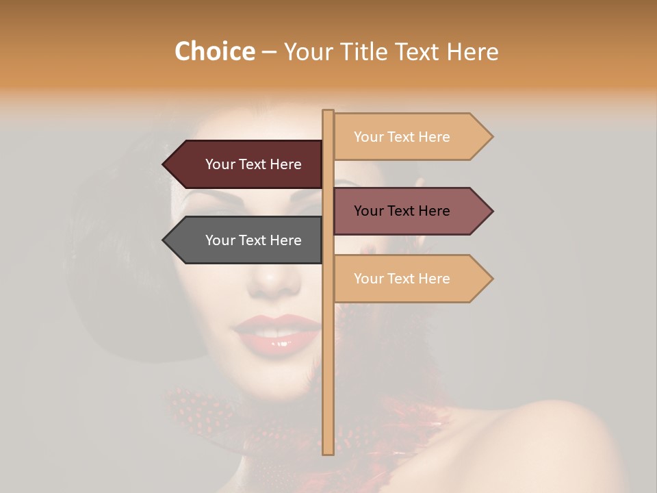 Red Contrast Creative PowerPoint Template