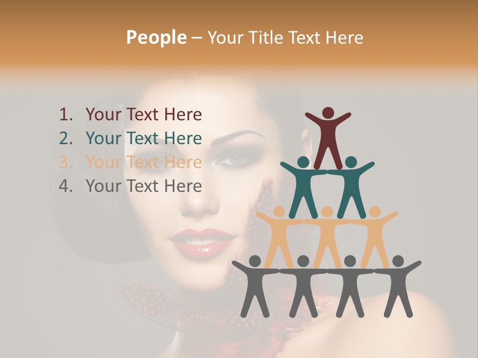 Red Contrast Creative PowerPoint Template